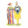 Цветной пример раскраски национальный костюм нигерийцы