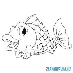 Раскраска окунь рыба онлайн
