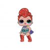 Цветной пример раскраски кукла лол королева звездная пыль (stardust queen)