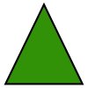 Цветной пример раскраски треугольник