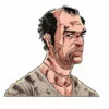 Цветной пример раскраски trevor philips gta v