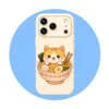 пример раскраски айфрон 17 pro max в чехле котик