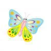 Цветной пример раскраски бабочка по кличке 