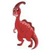 Цветной пример раскраски паразауролоф древний динозавр