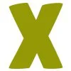 Цветной пример раскраски английский алфавит буква x без картинки