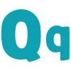 Цветной пример раскраски буква q английского алфавита