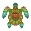 Цветной пример раскраски арт черепаха