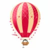 Цветной пример раскраски большой воздушный шар