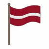 Цветной пример раскраски флаг латвии