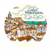 Цветной пример раскраски лиссабон в португалии