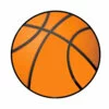 Цветной пример раскраски простой баскетбольный мяч