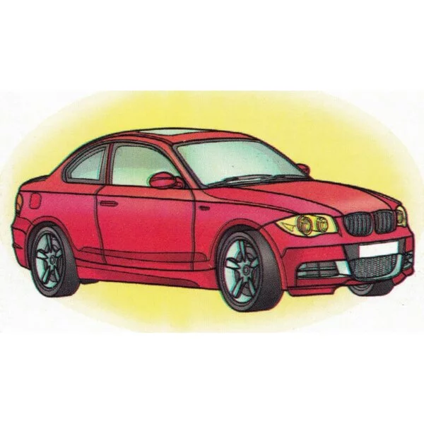 Цветной пример раскраски bmw cabrio e88