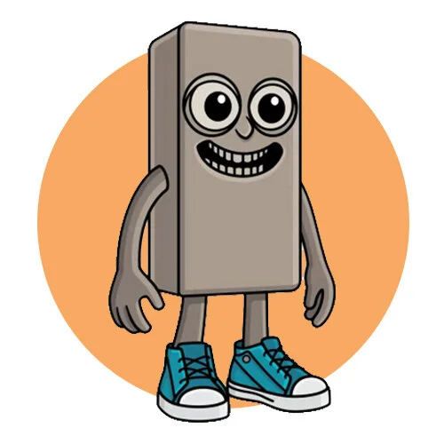 Цветной пример раскраски los ferrocitos dicen sahur