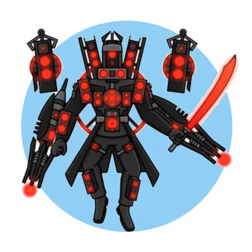 Цветной пример раскраски астро титан спикермен 3.0