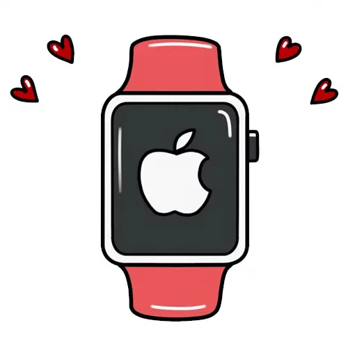 Цветной вариант раскраски apple watch