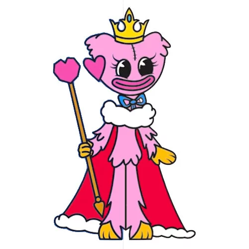Цветной вариант раскраски кисси мисси принцесса
