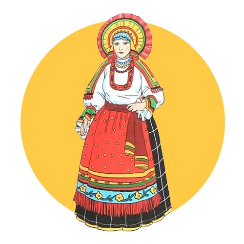 Цветной пример раскраски орловская губерния 19 век