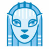 Цветной пример раскраски аватар 2 иконка нейтири
