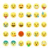 Цветной пример раскраски emoji разные