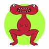 Цветной пример раскраски froggy broggy банбан