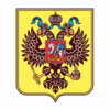 Цветной пример раскраски герб российской федерации