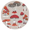 Цветной пример раскраски много разных грибов