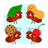 Цветной пример раскраски муравьи группа