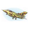 Цветной пример раскраски panavia tornado  боевой реактивный самолёт