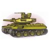 Цветной пример раскраски танк м551