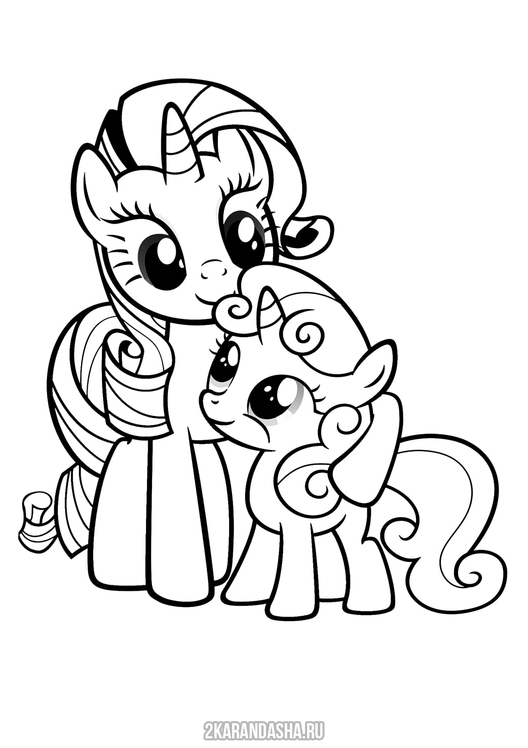 My Little Pony Fluttershy And Baby Coloring Page For Girls To Print - fluttershy's lovely home roblox