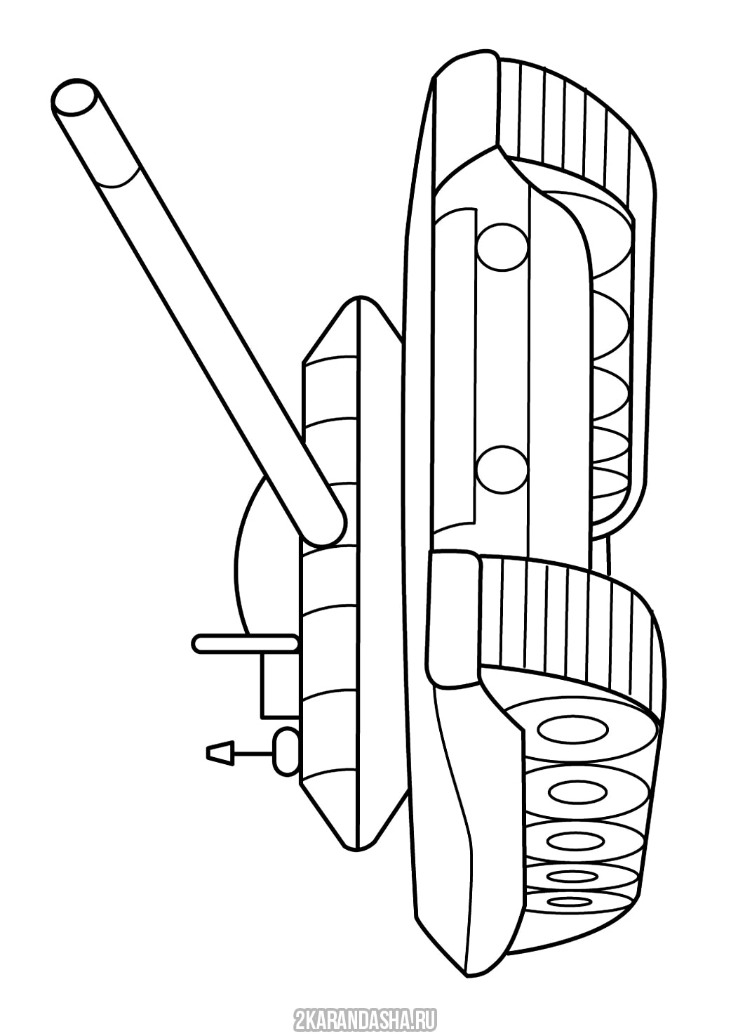 Танк т90 рисунок