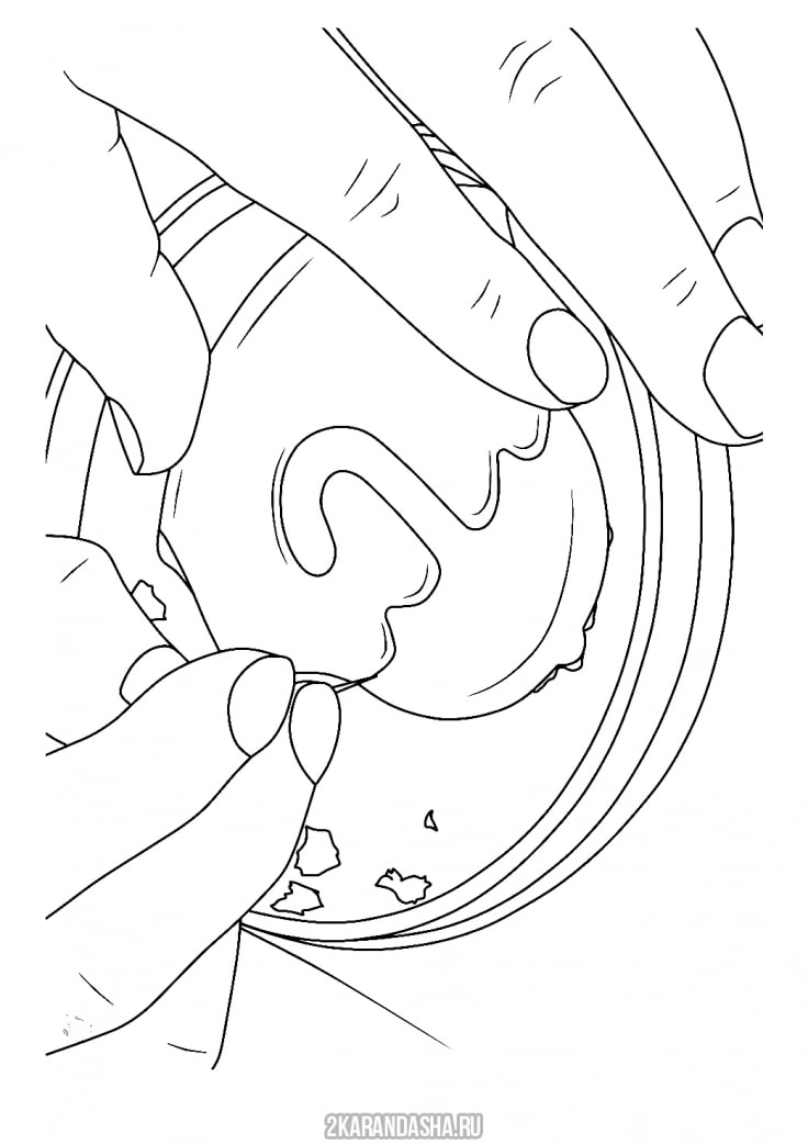 Раскраска зонтик игра вторая распечатать