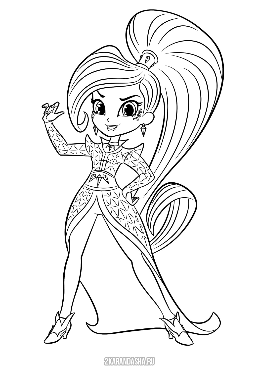 Раскраска зета злодейка распечатать