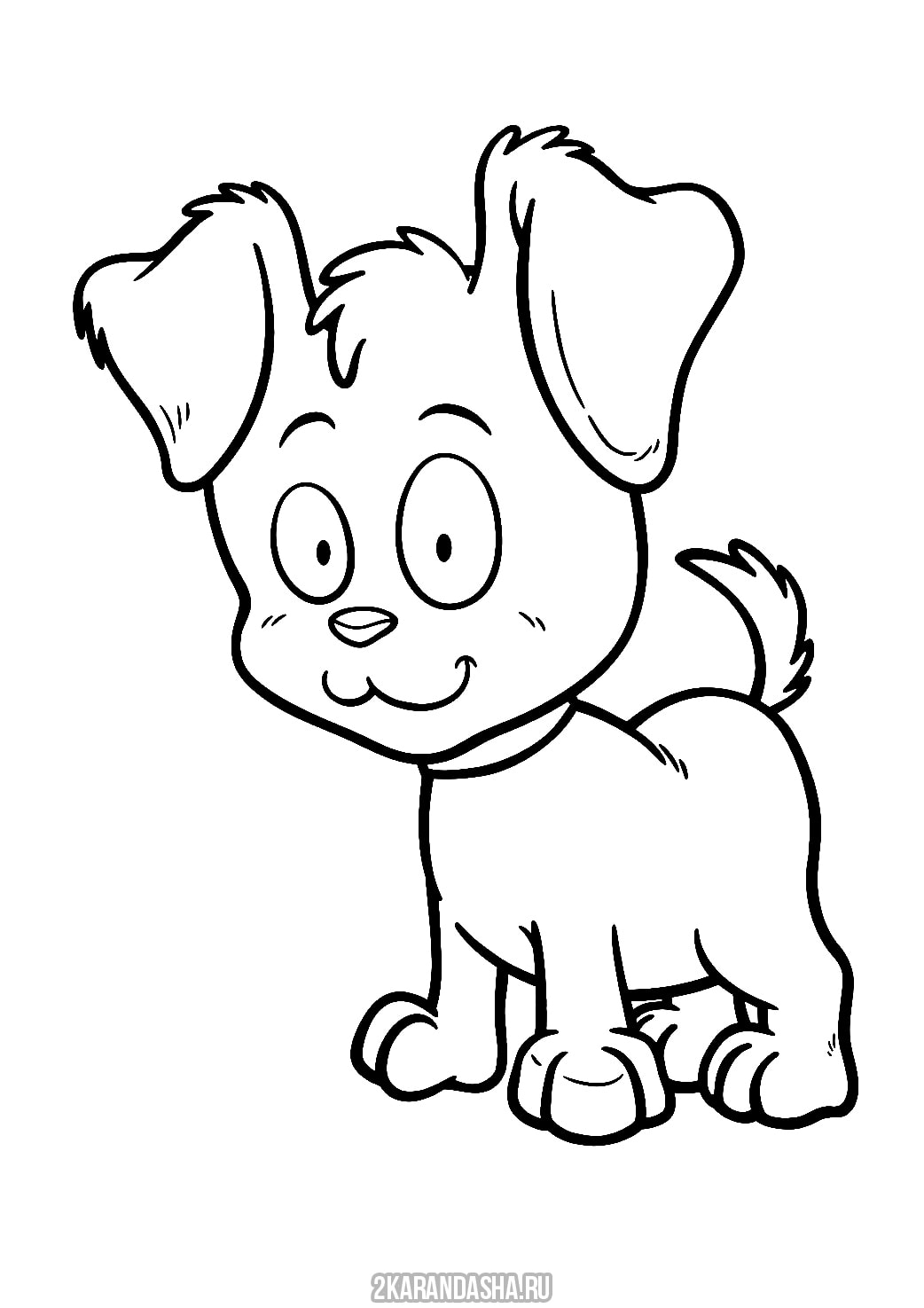 Раскраска мальчишка собака для детей распечатать