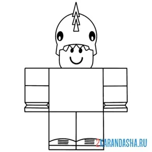 Раскраска 99 ночей в лесу dino kid