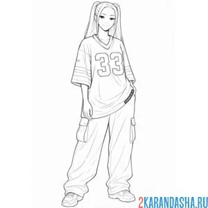 Раскраска мира спорт кей-поп-охотницы на демонов хантрикс