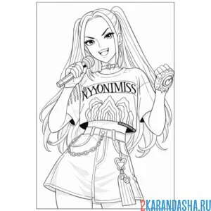 Раскраска мира стиляга из кей-поп-охотницы на демонов хантрикс
