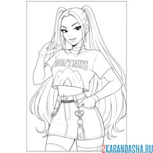 мира и длинные волосы хантрикс