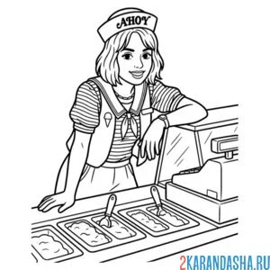 Раскраска (осд) очень странные дела робин