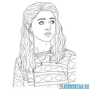 Раскраска нэнси очень странные дела осд