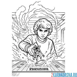 Раскраска майк игра осд (очень странные дела)