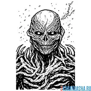 Раскраска векна 5 сезон осд (очень странные дела)