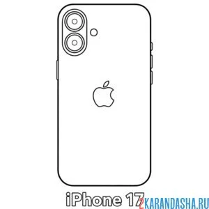 Раскраска айфрон 17 iphone