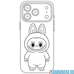 Раскраска айфрон 17 pro max в чехле