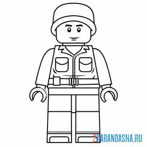 Раскраска истории игрушек 4 солдат сержант онлайн