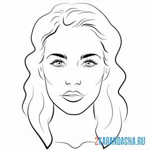 Раскраска волосы и лицо для макияажа онлайн