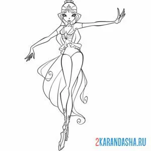 Раскраска королева фея онлайн