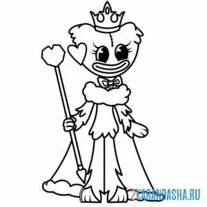 Раскраска кисси мисси принцесса онлайн