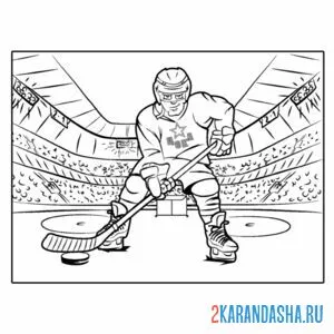Раскраска хоккей цска онлайн