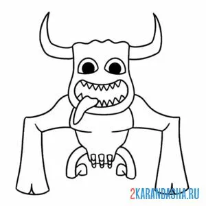 Раскраска snappy cow онлайн